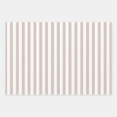 Trendy Taupe Script Typografie Boho Baby Shower Geschenkpapier Set (Vorderseite 3)