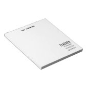 Trendy Teacher To Do List Inspirational  Notizblock (angewinkelt)