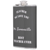 Trendy Teacher Wir Liebe Sie als besten Lehrer all Flachmann (Links)