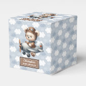 Trendy Teddy Bear Pilot Boy Baby Fevor Box Geschenkschachtel (Vorderseite)