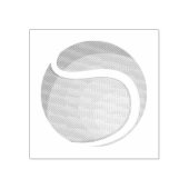 Trendy Tennis Ball Gummistempel (Prägung)