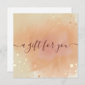 Trendy Terracotta - Geschenkgutschein (Vorne/Hinten)