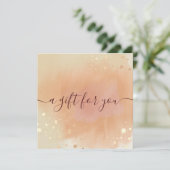 Trendy Terracotta - Geschenkgutschein (Stehend Vorderseite)