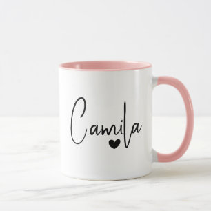 Trendy Text Benutzerdefiniert Groß Modern Name Wür Tasse