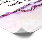 Trendy Text folgt nicht dem Pfad, führen Poster (Ecke)