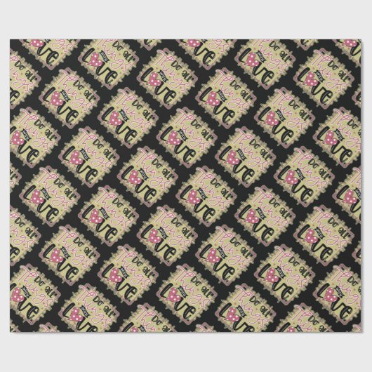 Trendy Things Liebe Valentinstag Geschenkpapier (Flach)