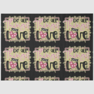 Trendy Things Liebe Valentinstag Seidenpapier