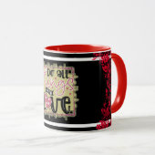 Trendy Things Liebe Valentinstag Tasse (VorderseiteRechts)