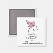 Trendy Thinking: Überlegen Sie sich, ob Sie sich s Magnet (Vorderseite/Rückseite)