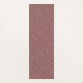 Trendy Tierprint personalisiert Yogamatte (Rückseite)