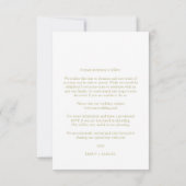 Trendy Transparency Effect Elegant Photo Wedding Save The Date (Rückseite)