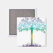 Trendy Tree Design Magnet (Vorderseite/Rückseite)