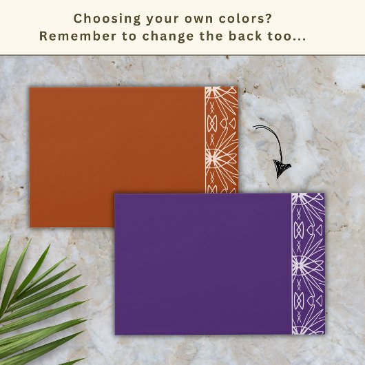 Trendy Tribal Boho Gemustert Gästebuch