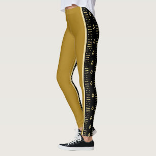 Trendy Tribal Design Leggings