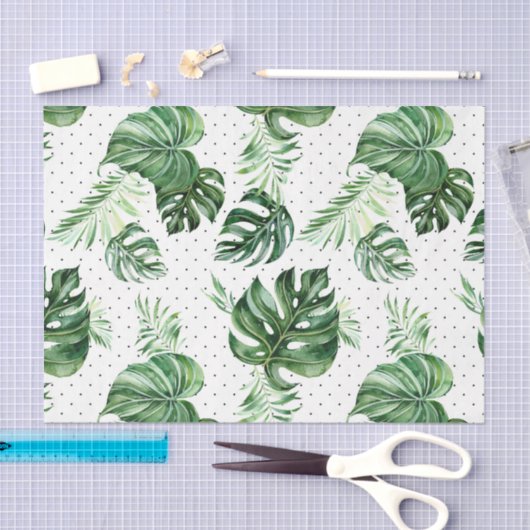 Trendy Tropical Beach Seidenpapier (Handwerk)