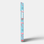Trendy Tropical Flamingo & Watermelon Muster Case-Mate iPhone Hülle (Rückseite / Links)