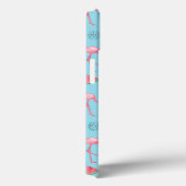 Trendy Tropical Flamingo & Watermelon Muster Case-Mate iPhone Hülle (Rückseite / Rechts)