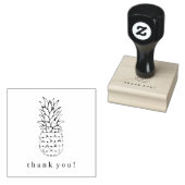 Trendy Tropical Pineapse Gummistempel (Stempel)