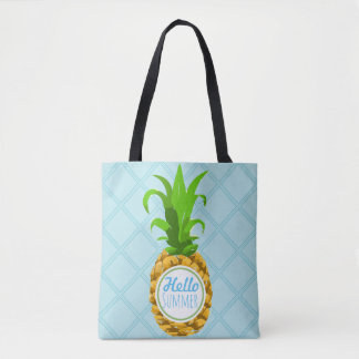 Trendy Tropical Pineapse Hallo Sommer Tasche