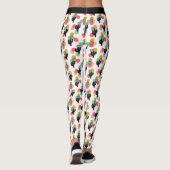 Trendy Tropical Succultic Leggings (Rückseite)