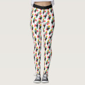Trendy Tropical Succultic Leggings (Vorderseite)