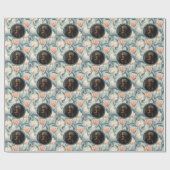Trendy Tulip Flower Spring Birthday Geschenkpapier (Flach)