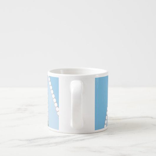 Trendy Turtle Espressotasse (Rückseite)