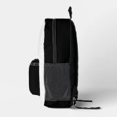 Trendy Two-Tone School Style with Personalization Bedruckter Rucksack (Rechts)