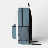 Trendy Two-Tone School Style with Personalization Bedruckter Rucksack (Rechts)