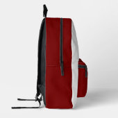 Trendy Two-Tone School Style with Personalization Bedruckter Rucksack (Links)
