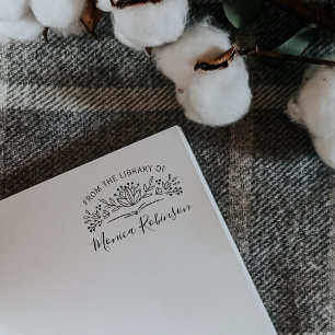 Trendy Typografie botanisch aus der Bibliothek Gummistempel