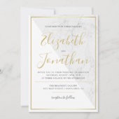 Trendy Typografie| Einladung zum Hochzeitsauftakt (Vorderseite)