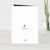 Trendy Typografie Frohe Weihnachten 3 Foto Real (Rückseite)