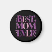 Trendy Typografy Best Mama jemals Magnet (Vorne)