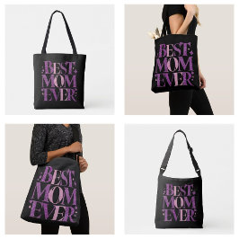 Trendy Typografy Best Mama jemals Tasche