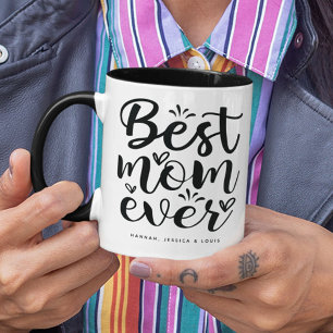 Trendy Typografy Best Mama jemals Tasse