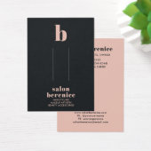 Trendy Typografy Blush Black Hair Clips Display (Schreibtisch)