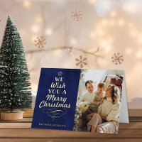 Trendy Typografy Christmas Tree Foto Real