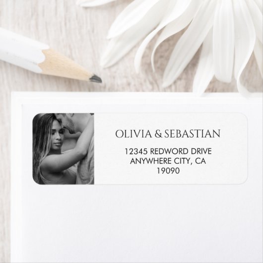 Trendy Typografy Text und Foto Schwarz/Weiß (Insitu)