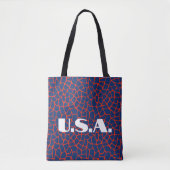 Trendy U.S.A. Election Animal Print Tasche (Vorderseite)