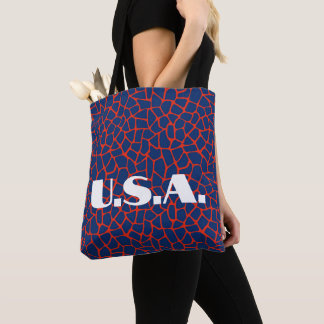 Trendy U.S.A. Election Animal Print Tasche