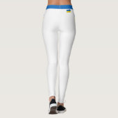 Trendy Ukraine & Ukrainische Flaggenmode /sport Leggings (Rückseite)