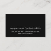 Trendy und Elegant Visitenkarte (Rückseite)