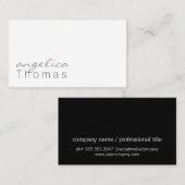 Trendy und Elegant Visitenkarte (Vorne/Hinten)