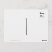 Trendy und preisgünstig Black Danke Postcard Postkarte (Rückseite)