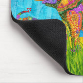 Trendy und stilvoll Elefant and Calf Mouse Pad Mousepad (Ecke)