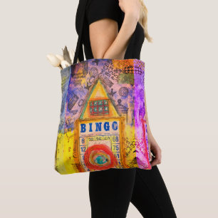Trendy und stilvoll Lucky Bingo Tote Bag Tasche