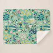 Trendy Underwater Design Sherpadecke (Vorderseite (Horizontal))