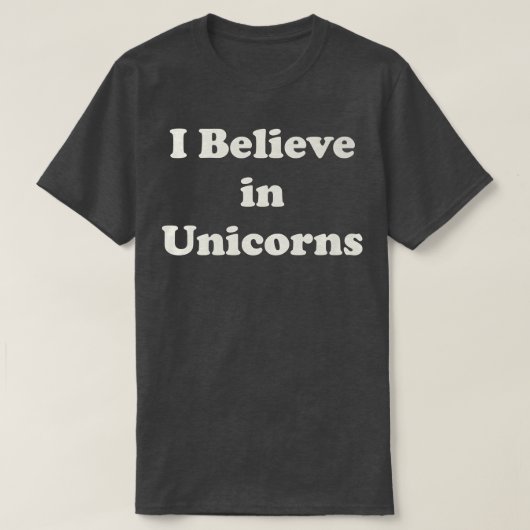 Trendy Unicorn Glauver Simple Tet T-Shirt (Design vorne)