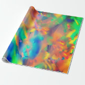 Trendy Unique Imitats holografische Opal Geschenkpapier (Ungerollt)